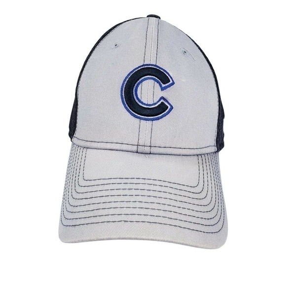 Chicago Cubs MLB New Era Grayed-Out Neo 39THIRTY Flex Hat - Gray - Picture 1 of 5